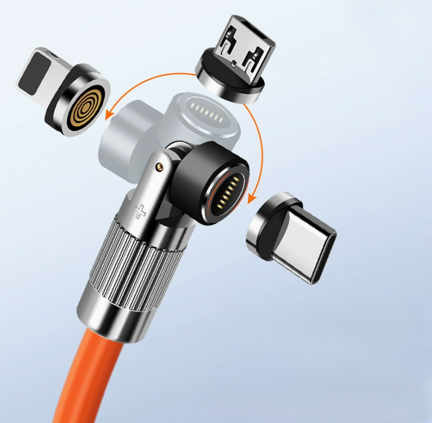 360° Rotating Magnetic Charging Cable Set