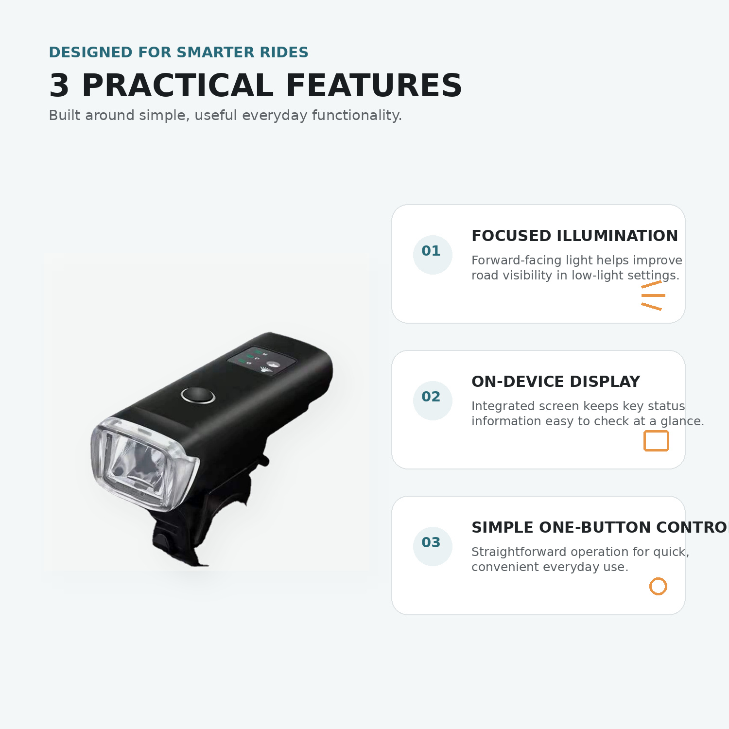 Ultra-Bright Rechargeable Bike Light
