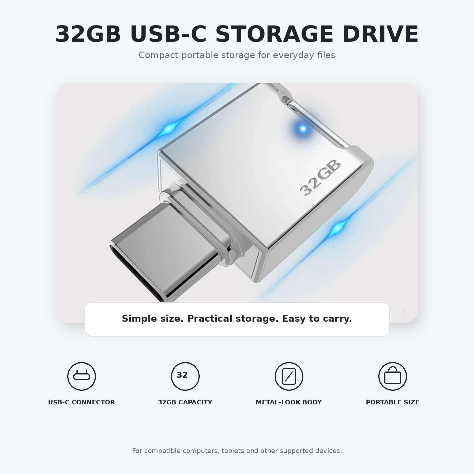 Compact Type-C Flash Drive 32GB