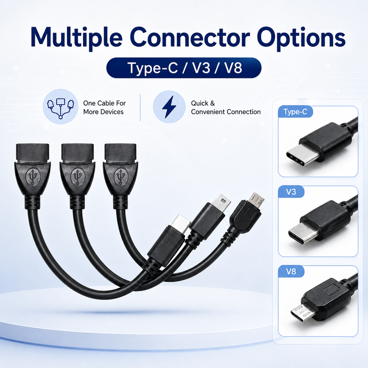 3-in-1 Multi USB Charging Cable
