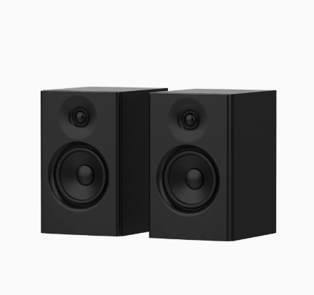 2‑Way Powered Bookshelf Speakers Pair