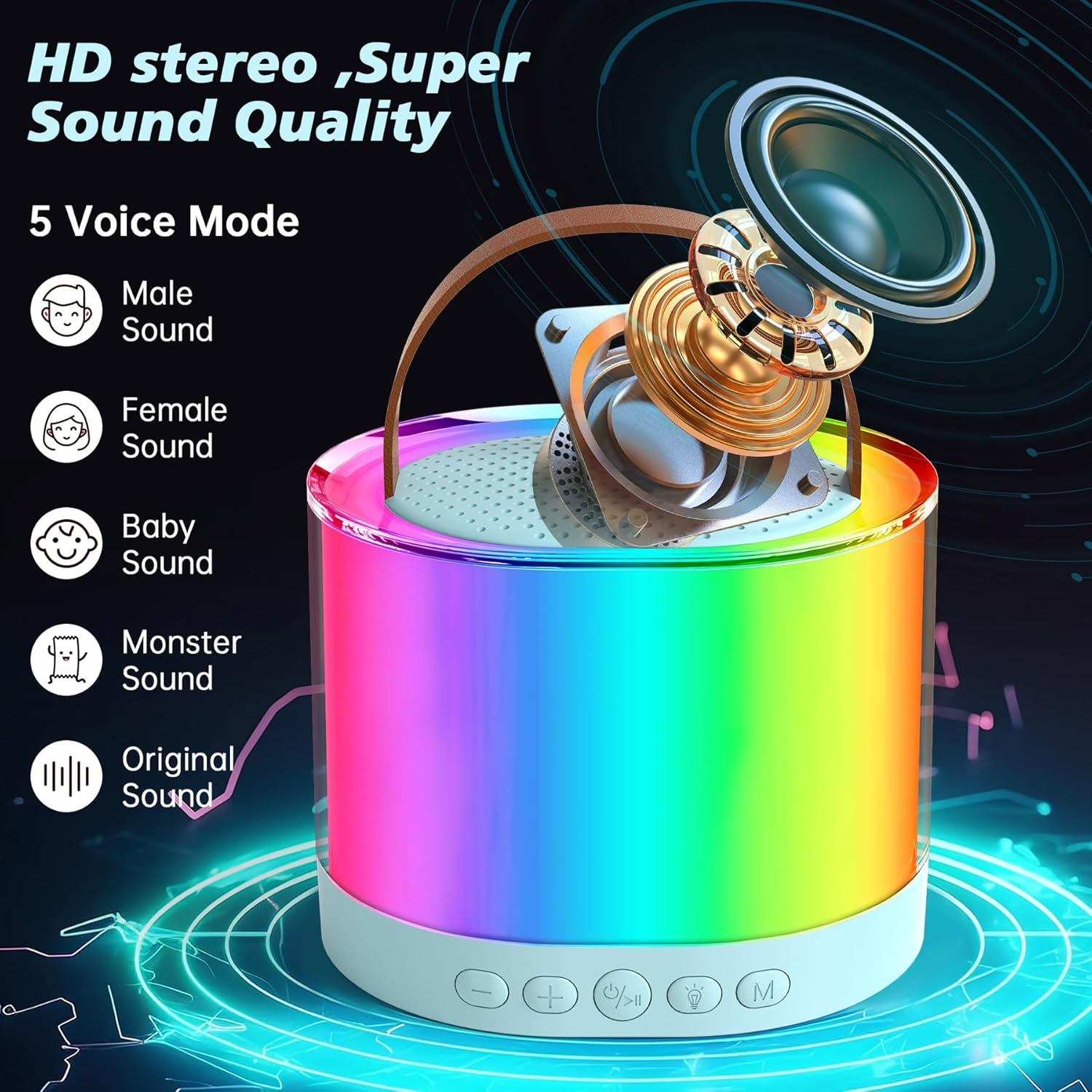 Pocket Bluetooth Bass Speaker